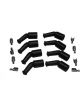 Proflow Spark Plug Boot and Terminal Kit Black 135 Degree