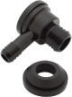 Proflow Brake Booster Check Valve Black Plastic 3/8