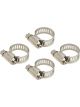 Proflow Hose Clamp Worm Drive Stainless 33mm-57mm Range 4 Pack