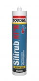 Soudal Silirub HT-N Neutral Cure Up to 285 Deg C Black 310ml