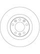 2 x TRW Disc Brake Rotors 290mm