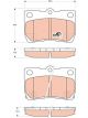 TRW DTEC Brake Pads