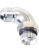 Aeroflow 90 Degree -10 ORB to -10AN Male Full Flow Adapter Silver