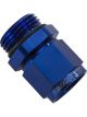 Aeroflow Male -6 ORB to Female -8AN Swivel Adapter Blue