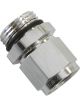 Aeroflow Male -8 ORB to Female -10AN Swivel Adapter Silver