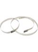 Aeroflow Snap Lock Ties Stainless Steel Ties 6 Pieces x 18 Inch