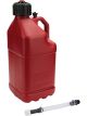 Allstar Performance Utility Jug 5 Gal w/ Filler Hose Red