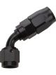 Allstar Performance Reusable Hose End Black 60 Degree Elbow -16AN