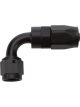 Allstar Performance Reusable Hose End Black 90 Degree Elbow -6AN