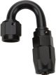Allstar Performance Reusable Hose End Black 180 Degree Elbow -16AN