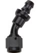 Allstar Performance Pushlock Hose End Black 30 Degree Elbow -8AN