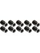 Allstar Performance Quick Change Cover Nuts Short Black Pack of 10