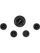 Classic Instruments Autocross Grey 5 Gauge Set 2-1/8 Full Sweep