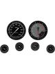 Classic Instruments Autocross Grey 6 Gauge Set 2-1/8 Full Sweep