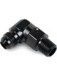 Derale Hose Barb Fitting90 Degree 1/2in to -8AN Male