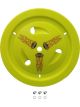 Dominator Racing Wheel Cover Dzus-On Fluorescent Yellow Style