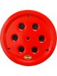 Dominator Racing Wheel Cover Hole Vent Aluminum Bolt 15in Red