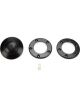 Flaming River Horn Button 5/6 Bolt Black