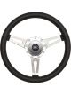 GT Performance GT9 Retro Cobra Style Steering Wheel Black
