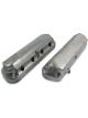 Holley 2-Piece Aluminum Valve Cover Set For GM LS Natural Finish
