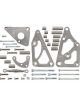 ICT Billet Alternator and Power Steer For LS Truck LS1 Camaro