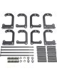 ICT Billet Remote Mount Coil Relocation Brackets For LS