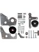 ICT Billet Low Mount Alternator/Power Steering For LS Corvette
