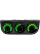 Intellitronix 3 Gauge Kit LED Bargraph Panel 2-1/6 with Green LED