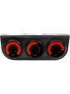 Intellitronix 3 Gauge Kit LED Bargraph Panel 2-1/6 with Red LED