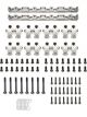 Jesel Shaft Rocker Arm Kit For SBC 1.6/1.5 Ratio