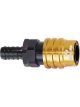 Jiffy-Tite Fitting Socket 8an Hose Barb Valved