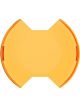 KC HiLiTES 6in SlimLite LED Light Shield Amber Each
