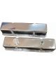 Kevko Polished Cast Aluminum Blank Valve Cover Set For SBC