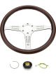 Momo Super Grand Prix Steering Wheel Wood/Pol. Silver