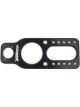 MPD Racing Upper Steering Mount Black With Fuel Shutoff Hole