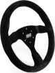 MPI USA Track Day Steering Wheel 14in Full Black Flat