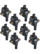 MSD Ignition Coil For Ford Godzilla 7.3L Black Pack of 8