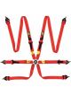 OMP Racing First 2 Harness Red Clip In 6 Point