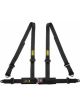 OMP Racing Road 3 Harness 4 Point Black