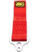 OMP Racing Tow Hood Red Stainless 100mm ID