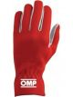 OMP Racing Rally Gloves Red Size Medium