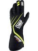 OMP Racing One EVO X Gloves Black Flo Yellow Medium