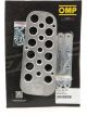 OMP Racing Driver Left Footrest Sandblasted Aluminium