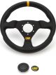 OMP Racing Trecento 300mm Steering Wheel Black Leather
