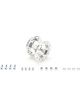 OMP Racing Steering Wheel Spacer Fixed Silver