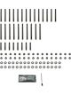 Point One 12Pt Head Stud Kit Use with Brodix 24-Deg Head For BBC