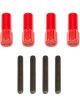 Proform Mini Valve Cover Nuts Red Bowtie Emblem