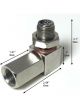 Prosport Gauges Sensor Extension O2 Mini Catalytic Converter