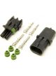 Painless Wiring 2 Circuit Male and Female Weatherpack Kit 1 Each