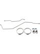 Rekudo Stainless Brake Hardline Kit with Brackets